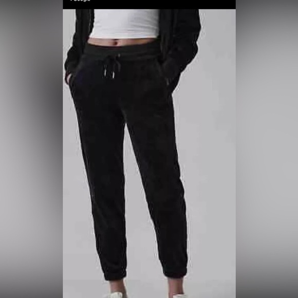 Athleta Double Cozy Karma Recover Jogger #511385 Sz XL Black Fall Winter Lounge - Picture 2 of 15